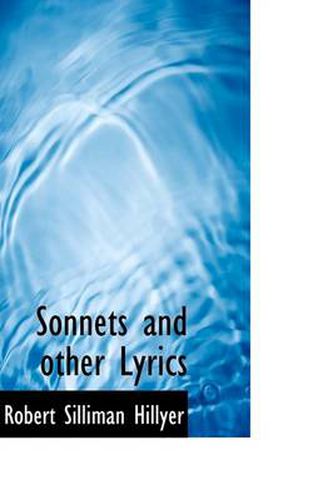 Cover image for Sonnets and Other Lyrics