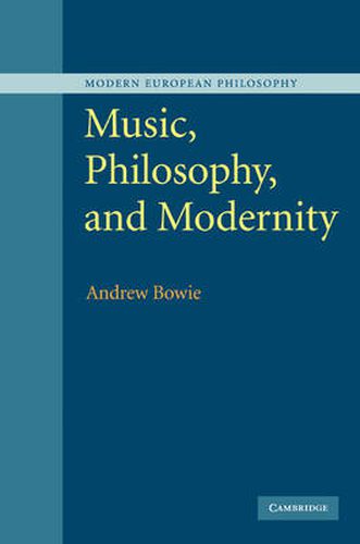 Cover image for Music, Philosophy, and Modernity