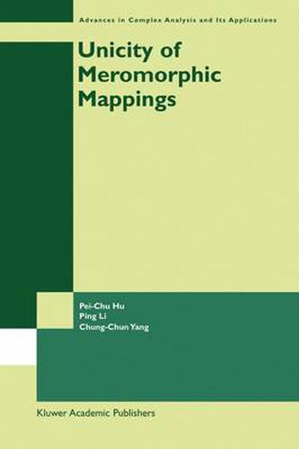 Cover image for Unicity of Meromorphic Mappings