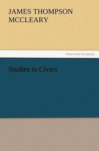 Cover image for Studies in Civics