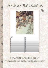 Cover image for Der 'Alice's Adventures in Wonderland' Geburtstagskalender