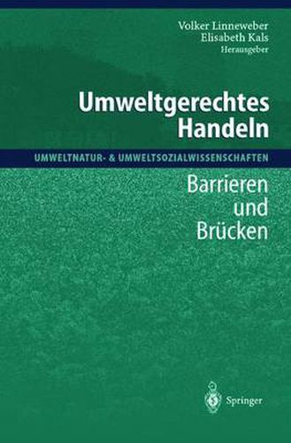 Cover image for Umweltgerechtes Handeln: Barrieren und Brucken