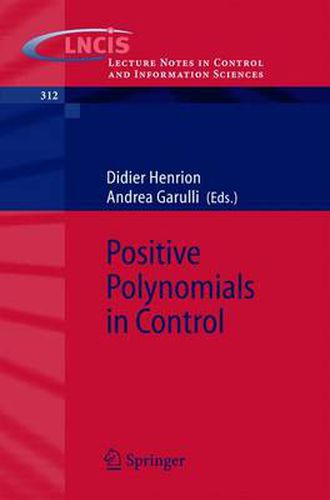 Positive Polynomials in Control