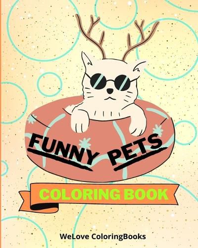 Cover image for Funny Pets Coloring Book