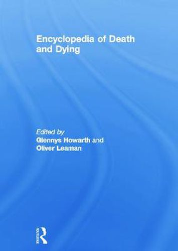 Cover image for Encyclopedia of Death and Dying