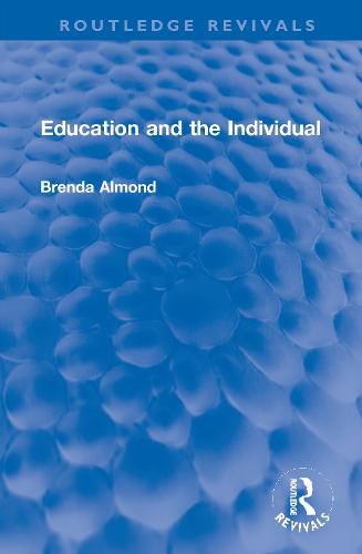 Cover image for Education and the Individual