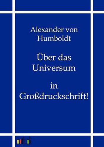 Cover image for UEber das Universum