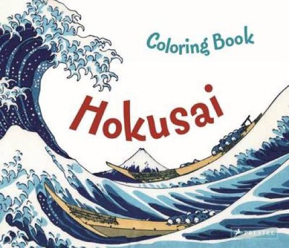 Cover image for Coloring Book Hokusai