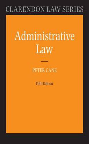 Cover image for Administrative Law