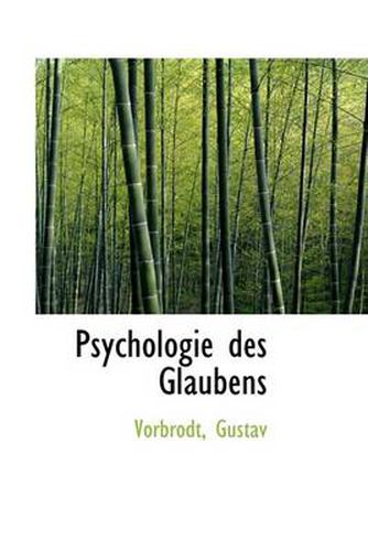 Cover image for Psychologie Des Glaubens