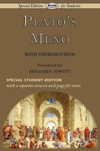 Cover image for Meno (Special Edition for Students)