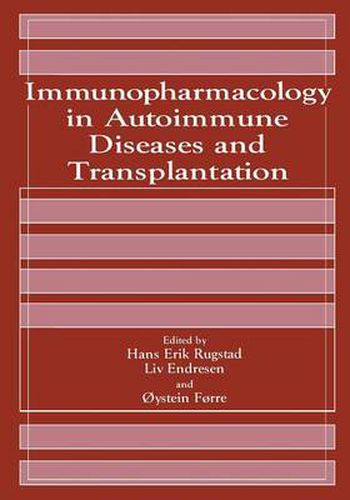 Cover image for Immunopharmacology in Autoimmune Diseases and Transplantation