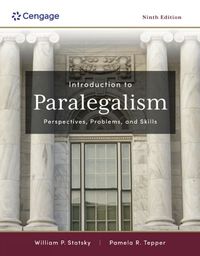 Cover image for Introduction to Paralegalism: Perspectives, Problems and Skills