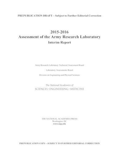 2015-2016 Assessment of the Army Research Laboratory: Interim Report