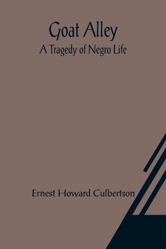 Cover image for Goat Alley: A Tragedy of Negro Life