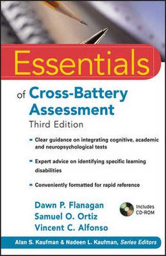 Cover image for Essentials of Cross-Battery Assessment, Third Edition