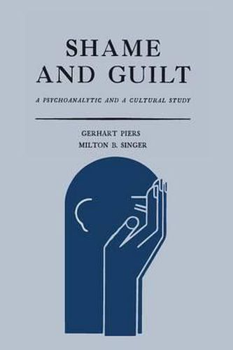 Cover image for Shame and Guilt: A Psychoanalytic and a Cultural Study