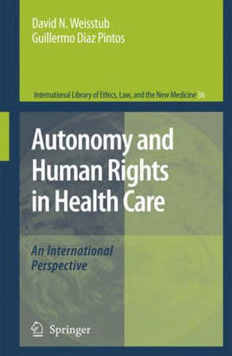Cover image for Autonomy and Human Rights in Health Care: An International Perspective