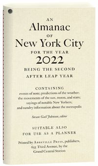 Cover image for An Almanac of New York City for the Year 2022