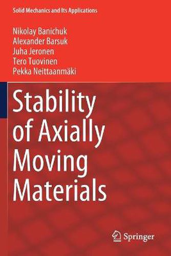 Cover image for Stability of Axially Moving Materials