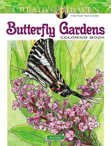 Cover image for Creative Haven Butterfly Gardens Coloring Book