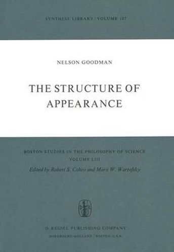 Cover image for The Structure of Appearance