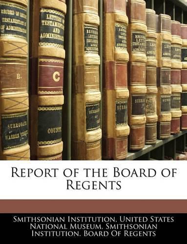 Report of the Board of Regents