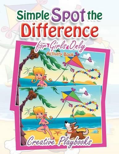 Cover image for Simple Spot the Difference for Girls Only Activity Book