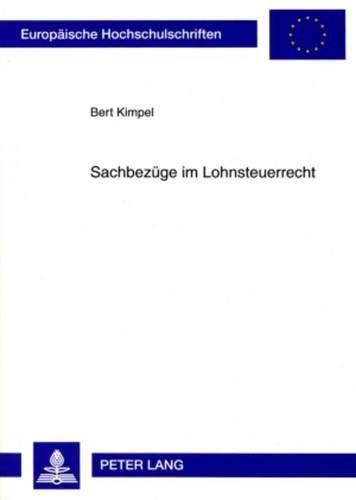 Cover image for Sachbezuege Im Lohnsteuerrecht