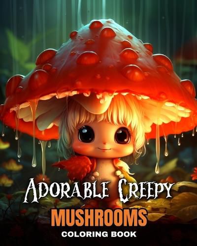 Cover image for Adorable Creepy Mushrooms Coloring Book