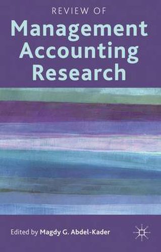 Cover image for Review of Management Accounting Research