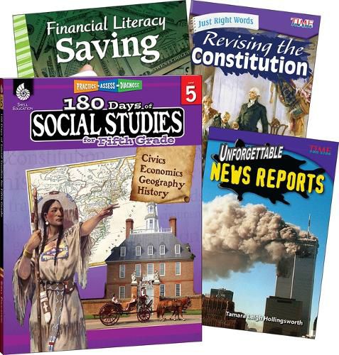 Cover image for Learn-At-Home: Social Studies Bundle Grade 5: 4-Book Set