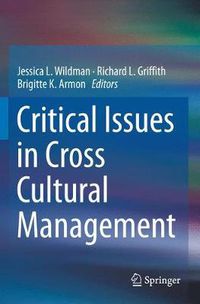 Cover image for Critical Issues in Cross Cultural Management