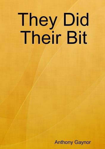 Cover image for They Did Their Bit