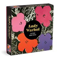 Cover image for Andy Warhol Flowers 144 Piece Wood Puzzle