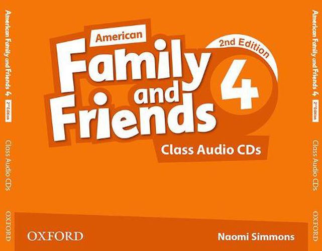 Cover image for American Family and Friends: Level Four: Class Audio CDs: Supporting all teachers, developing every child