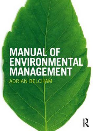 Cover image for Manual of Environmental Management