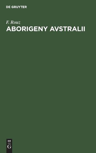 Cover image for Aborigeny Avstralii