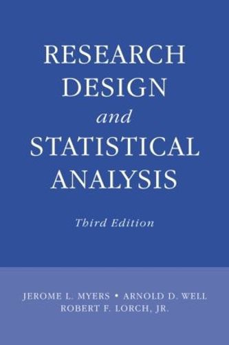 Cover image for Research Design and Statistical Analysis: Third Edition