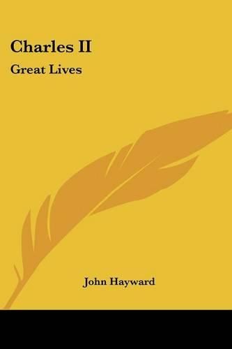 Cover image for Charles II: Great Lives