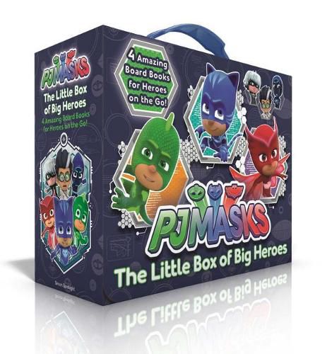 Cover image for The Little Box of Big Heroes: PJ Masks Save the Library; Hero School; Super Cat Speed; Race to the Moon!