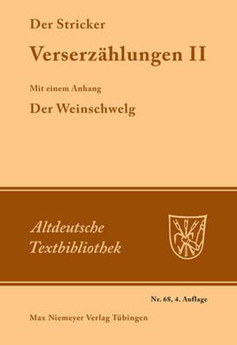 Cover image for Verserzahlungen II