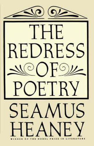 Cover image for The Redress of Poetry
