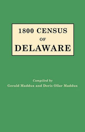 Cover image for 1800 Census of Delaware