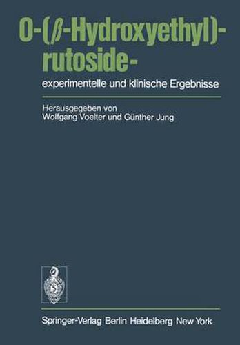 Cover image for O-( -Hydroxyethyl)-rutoside-experimentelle und klinische Ergebnisse