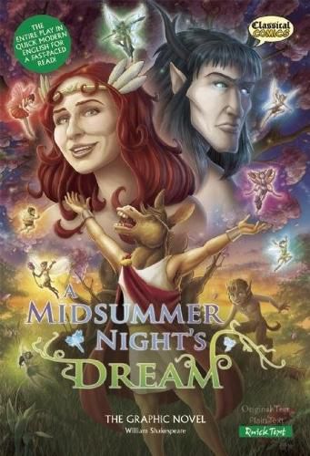 Cover image for A Midsummer Night's Dream the Graphic Novel: Quick Text