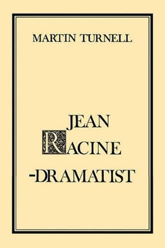 JEAN RACINE DRAMATIST CL