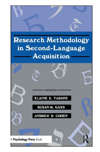 Cover image for Research Methodology in Second-Language Acquisition