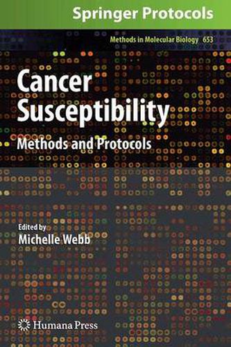 Cover image for Cancer Susceptibility: Methods and Protocols