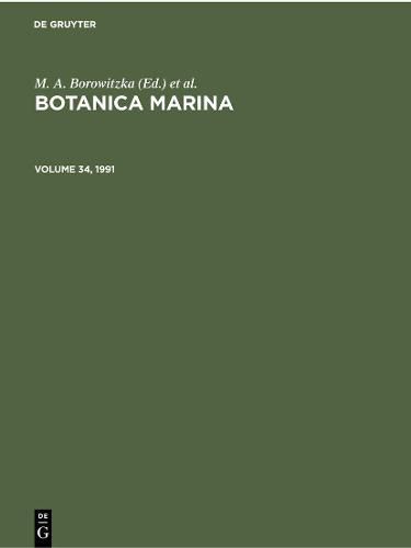 Cover image for Botanica Marina. Volume 34, 1991